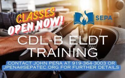 CDL-B Training Year-Round at SEPATEC — Classes Open Now!